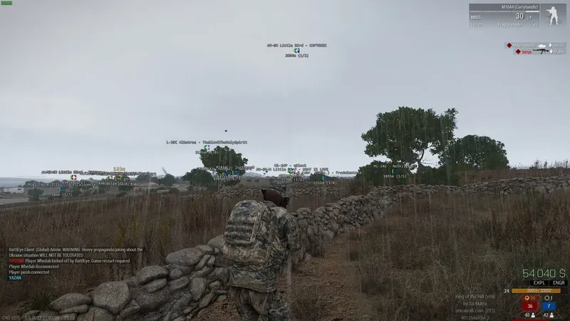 Arma 3 ESP used on King of the Hill