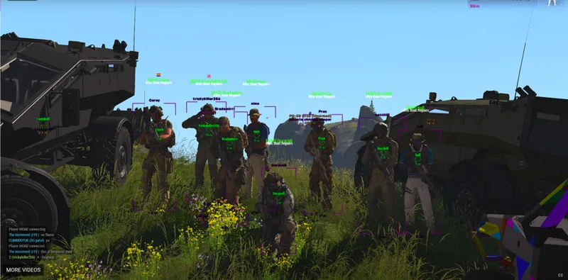 Arma 3 cheats used together with friends